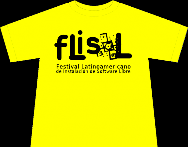 Archivo:Remera Flisol amarilla 2008.png